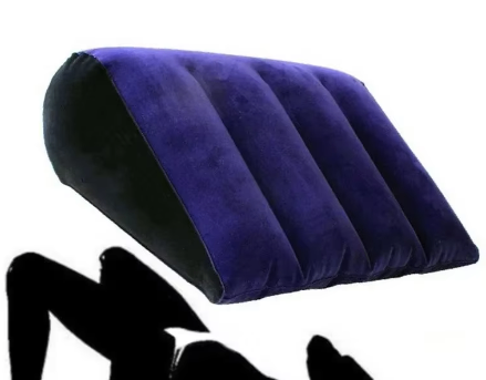 Inflatable Couples Pillow Wedge For Intimate Positioning Support
