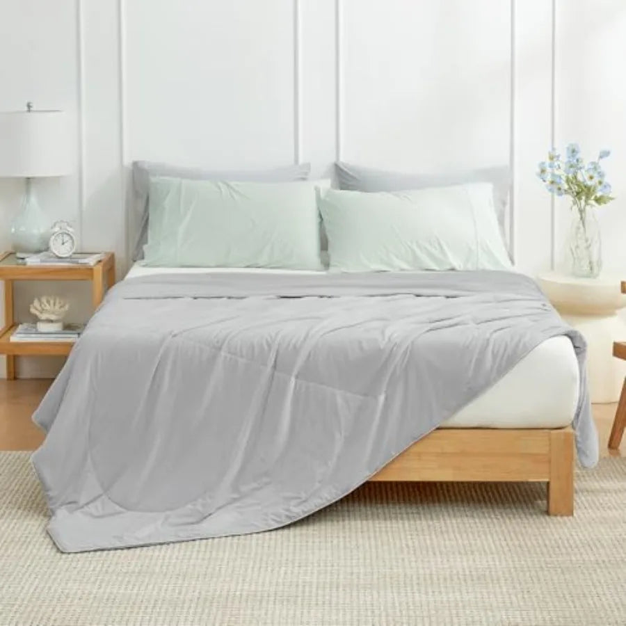 Cooling Comforter Queen Size, Cooling Blankets for Hot Sleepers and Night Sweats, Summer Comforter for Queen Size Bed, Breathab