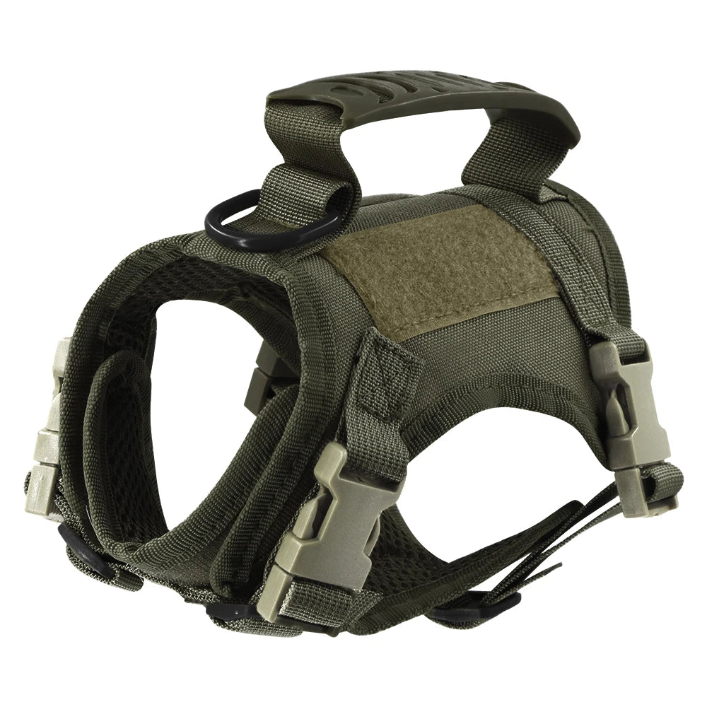 Tactical Cat Harness And Leashes For Small Dog Puppy Vest Straps with Handle Harnesses Training Adjustable Pet Accessories