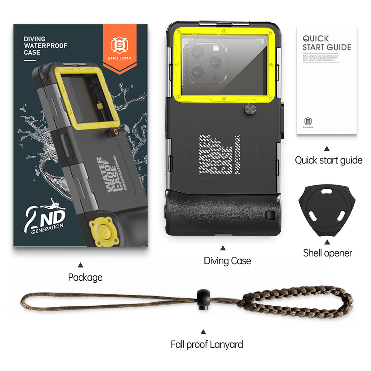 Universal Waterproof Phone Case for Diving and Underwater Photography