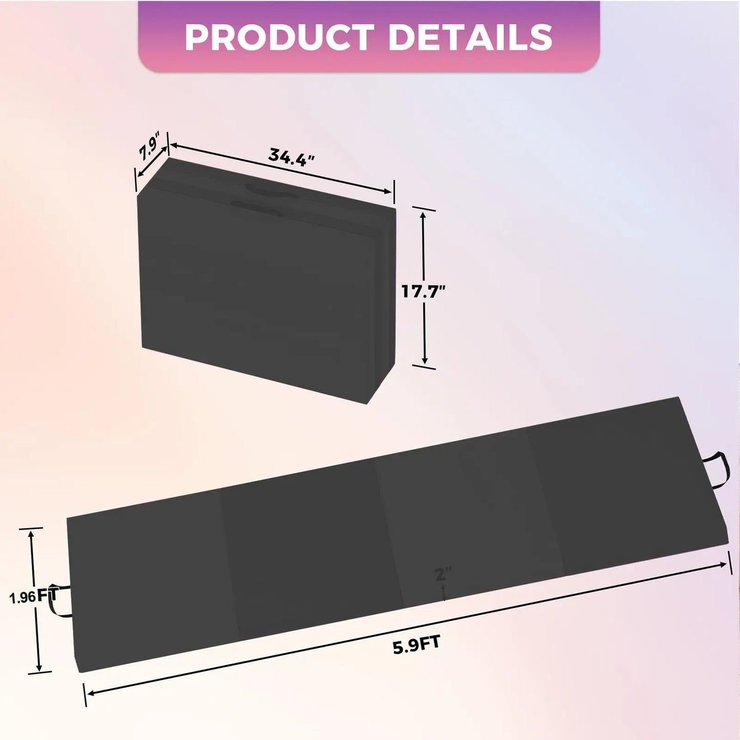 HiMISS Gymnastics Mat Tumbling Mats