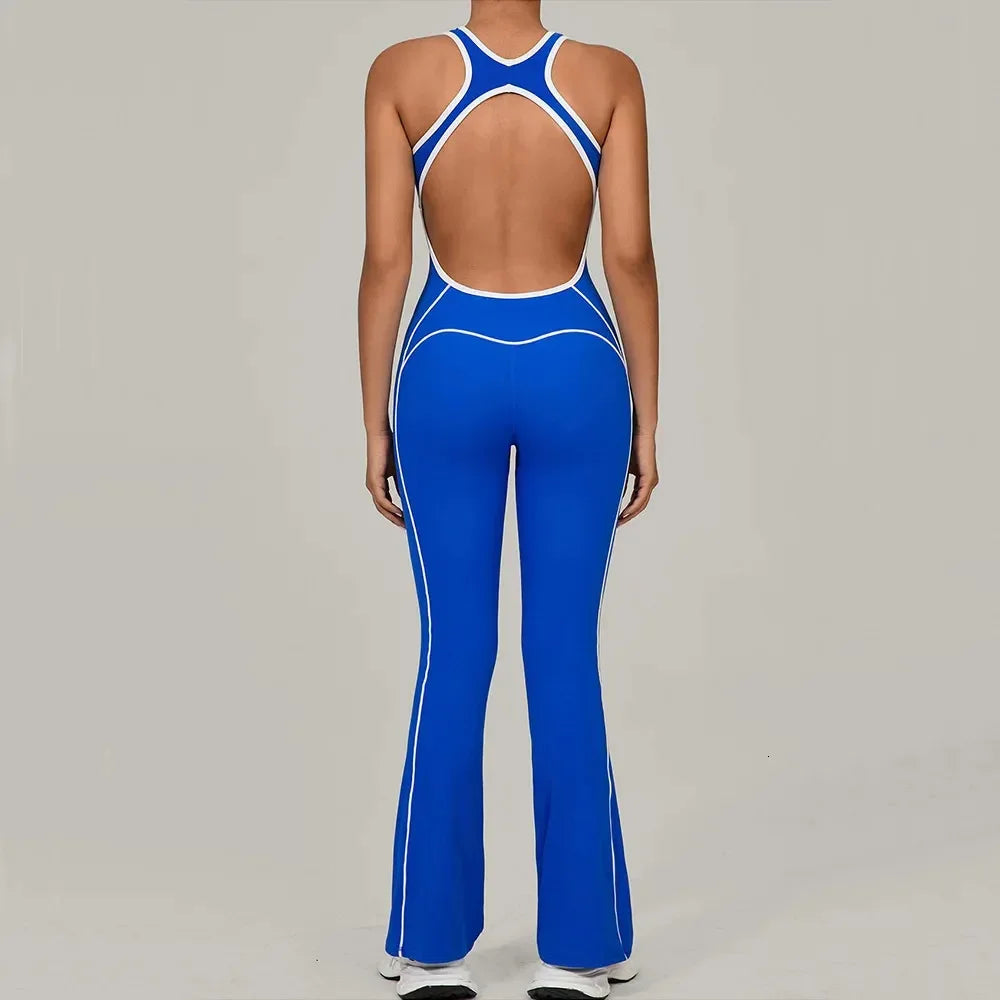 Gym Jumpsuit Womens Rompers Fitness Suit Running Sports Overalls for Woman Tracksuit Yoga Clothing Scrunch Workout Sportswear 251013