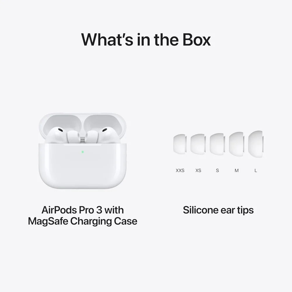 Wireless Earbuds, Active Noise Cancellation, Live Translation, Heart Rate Sensing, Hearing Aid Feature, Spatial Audio, High-Fidelity Sound, USB-C Charging