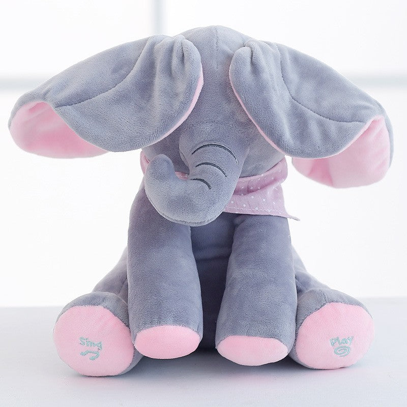 Anpassbarer musikalischer Plüschelefant für Kinder