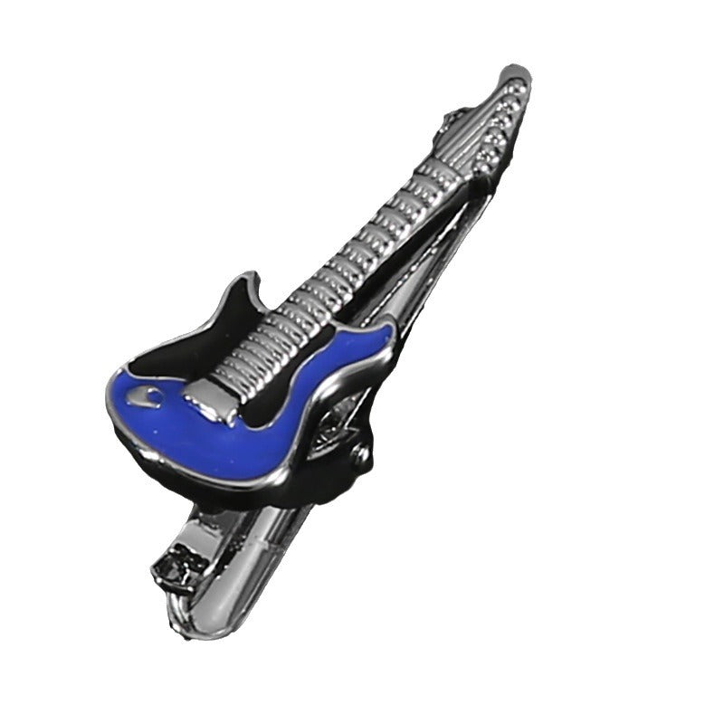 Premium Alloy Guitar Tie Clip For Men Formal Accessories