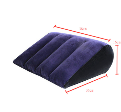 Inflatable Couples Pillow Wedge For Intimate Positioning Support