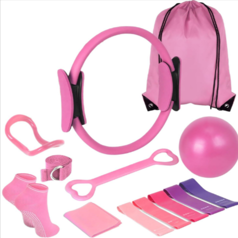 Premium 13 Piece Yoga Pilates Exercise Set For Home Fitness