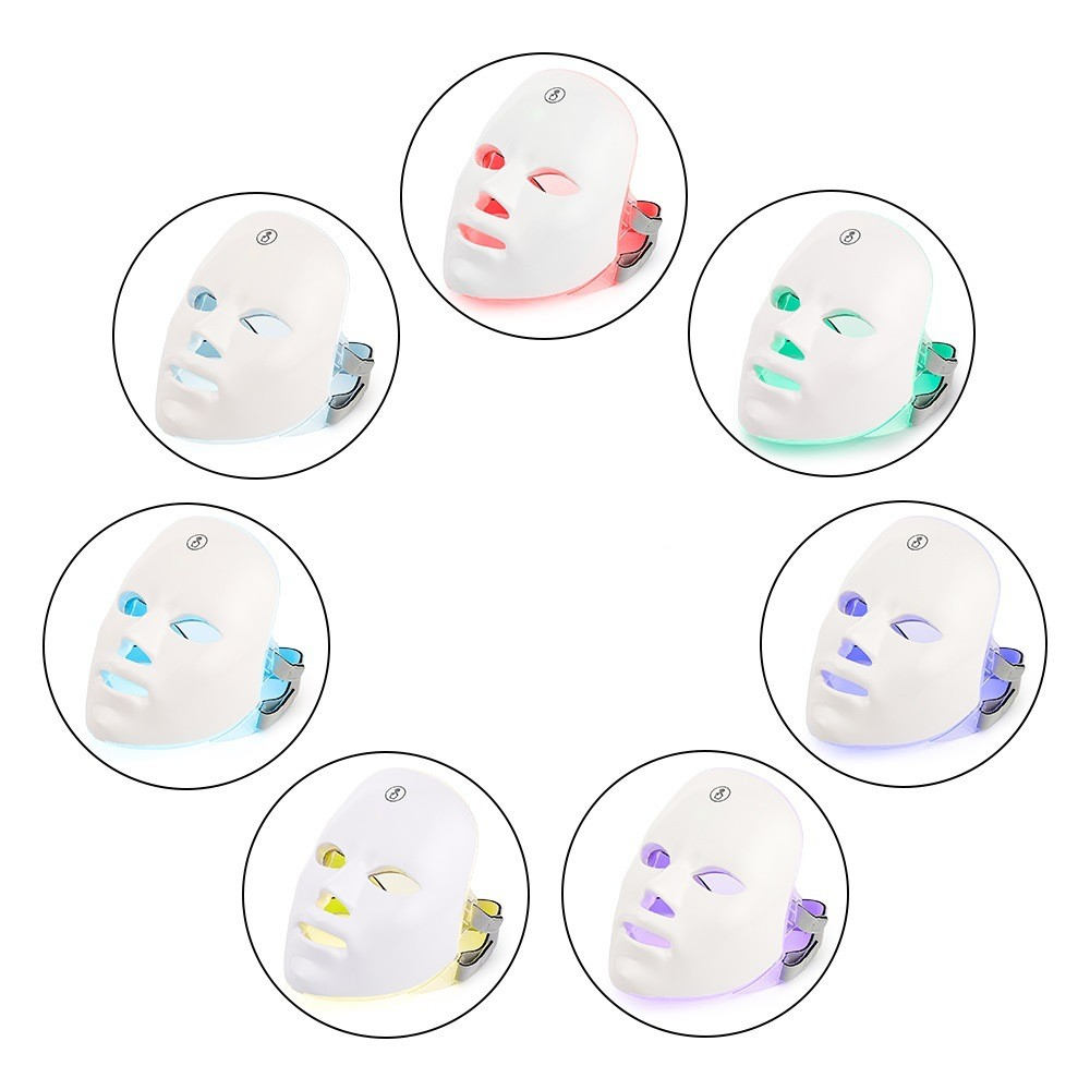 Multispectrum LED Light Therapy Facial Device For Skin Rejuvenation