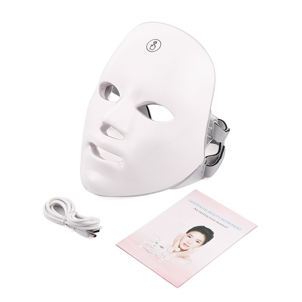 Multispectrum LED Light Therapy Facial Device For Skin Rejuvenation
