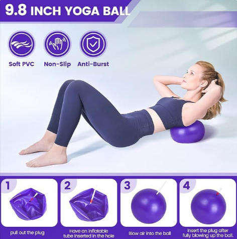 Premium 13 Piece Yoga Pilates Exercise Set For Home Fitness
