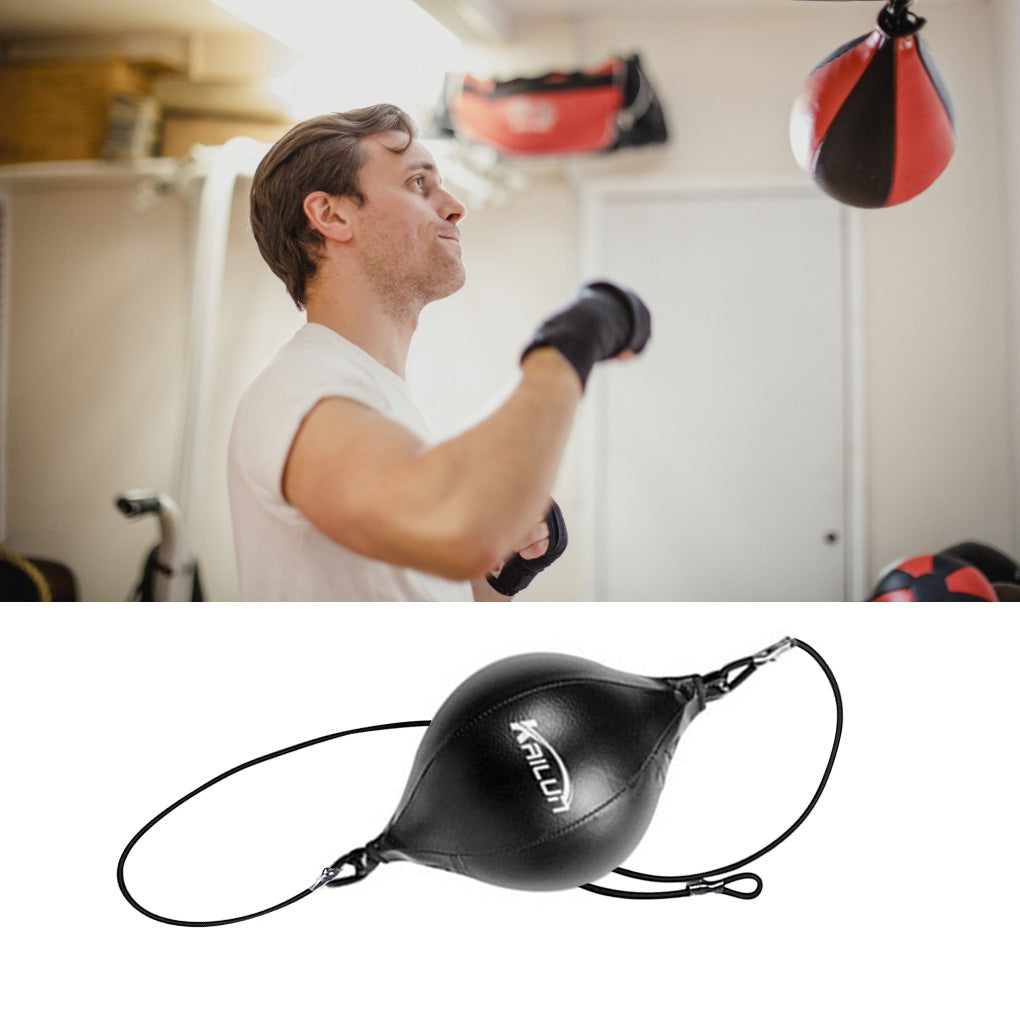 PU Leather Boxing Reflex Speed Bag for Training and Practice