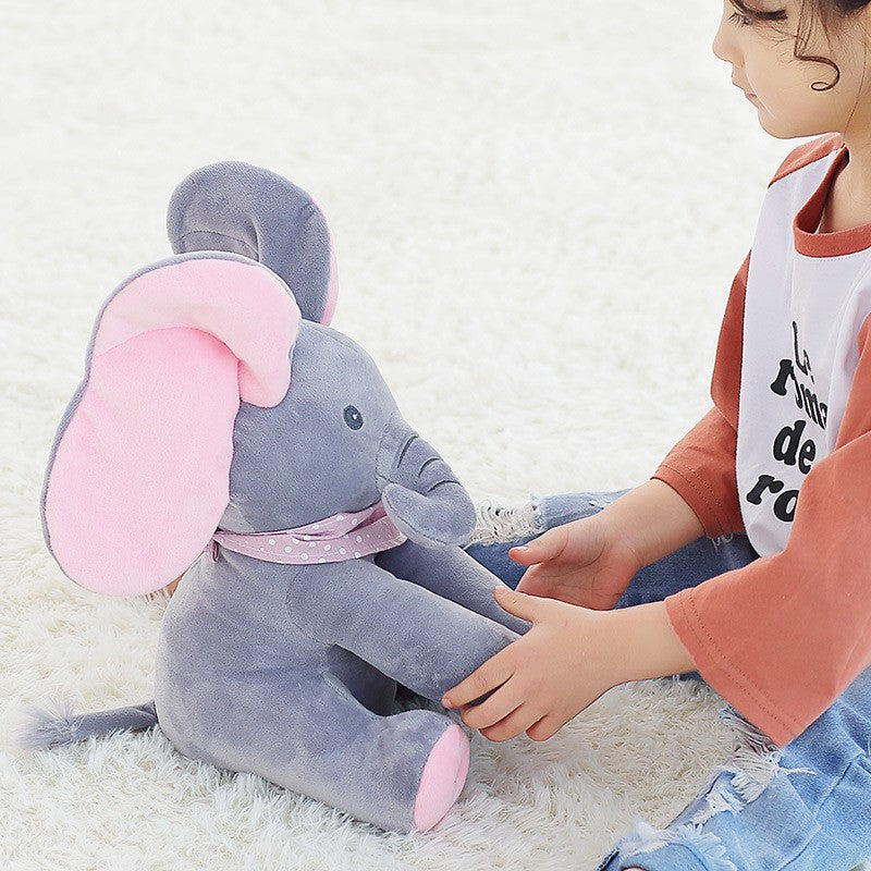 Anpassbarer musikalischer Plüschelefant für Kinder