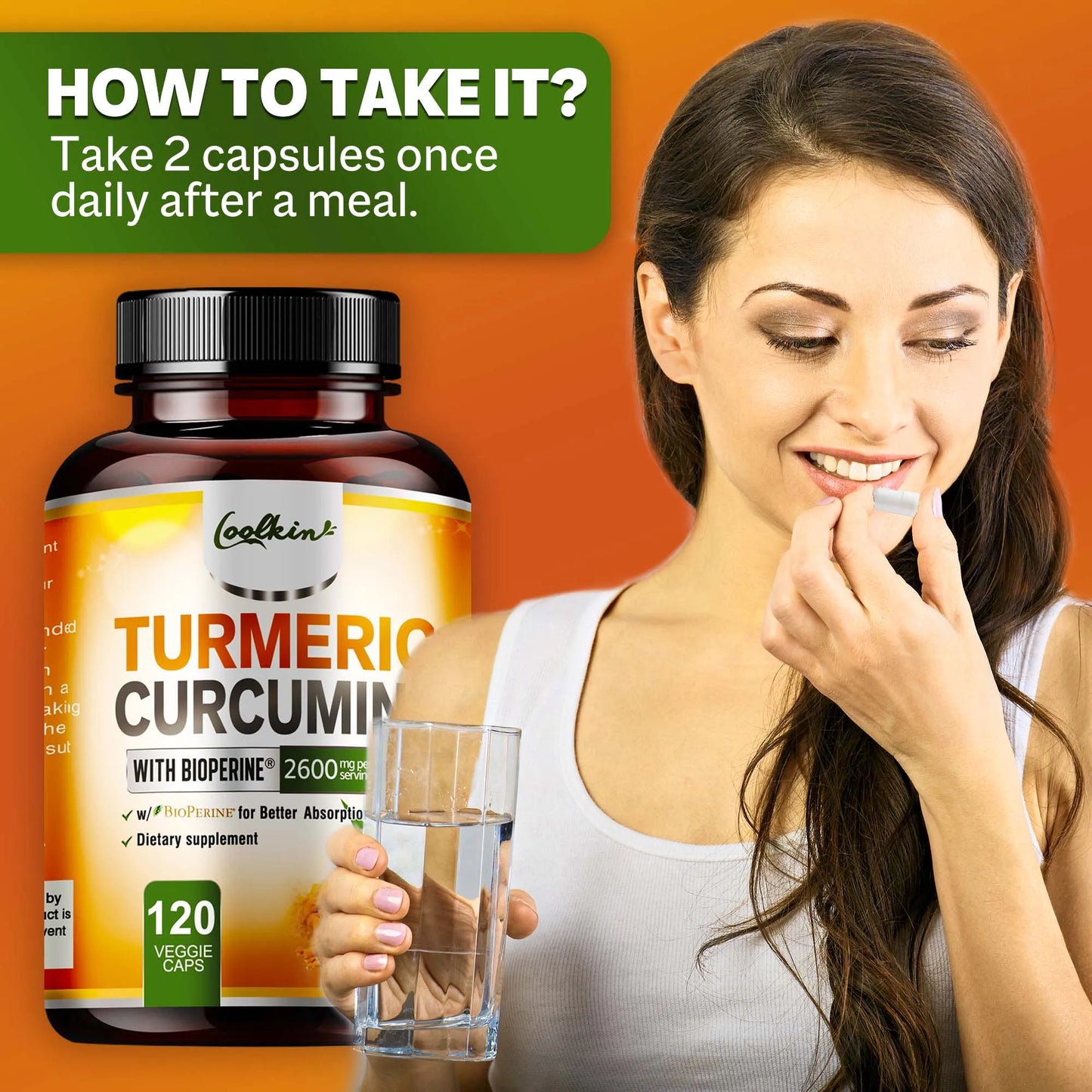 Coolkin Turmeric Curcumin With Bioperine Highly Absorbable Supplement