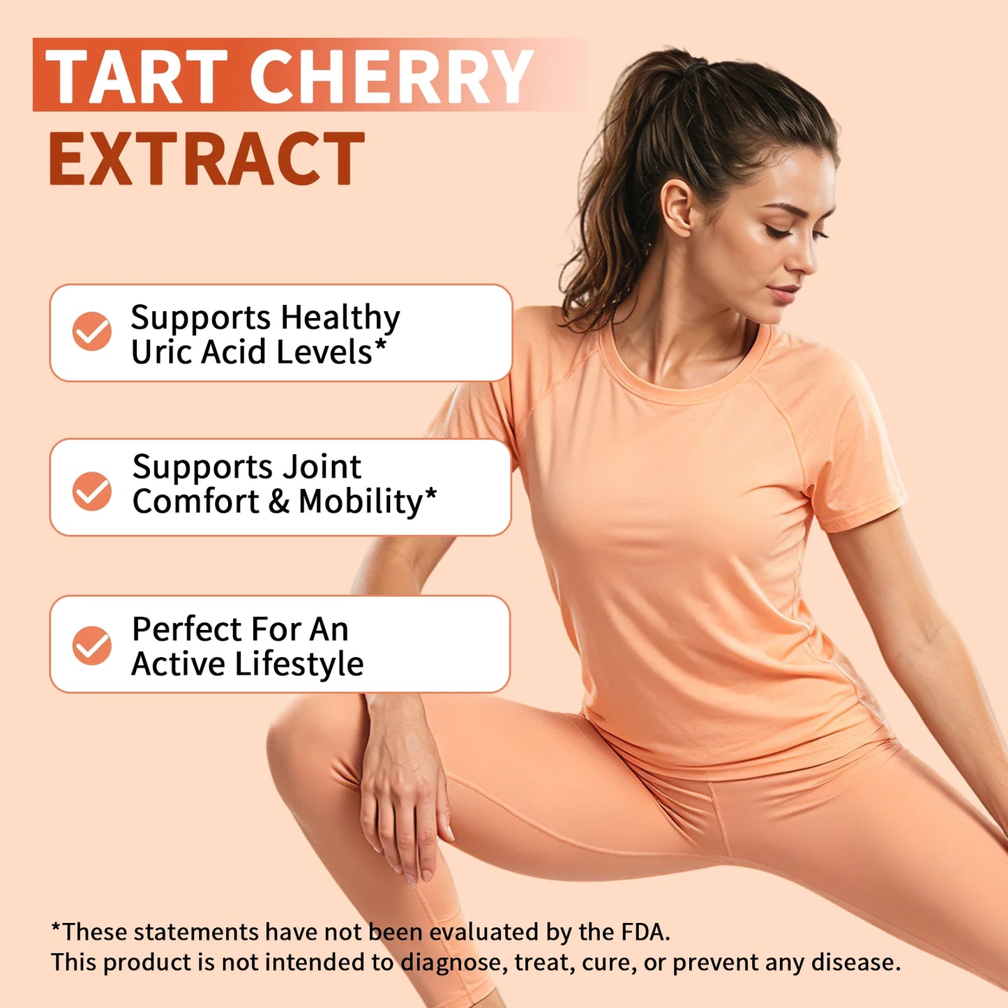 Beworths Tart Cherry Extract Pills Uric Acid Support Liver & Kidney Support Joint Healthy Support Natural Systemic Cleansing