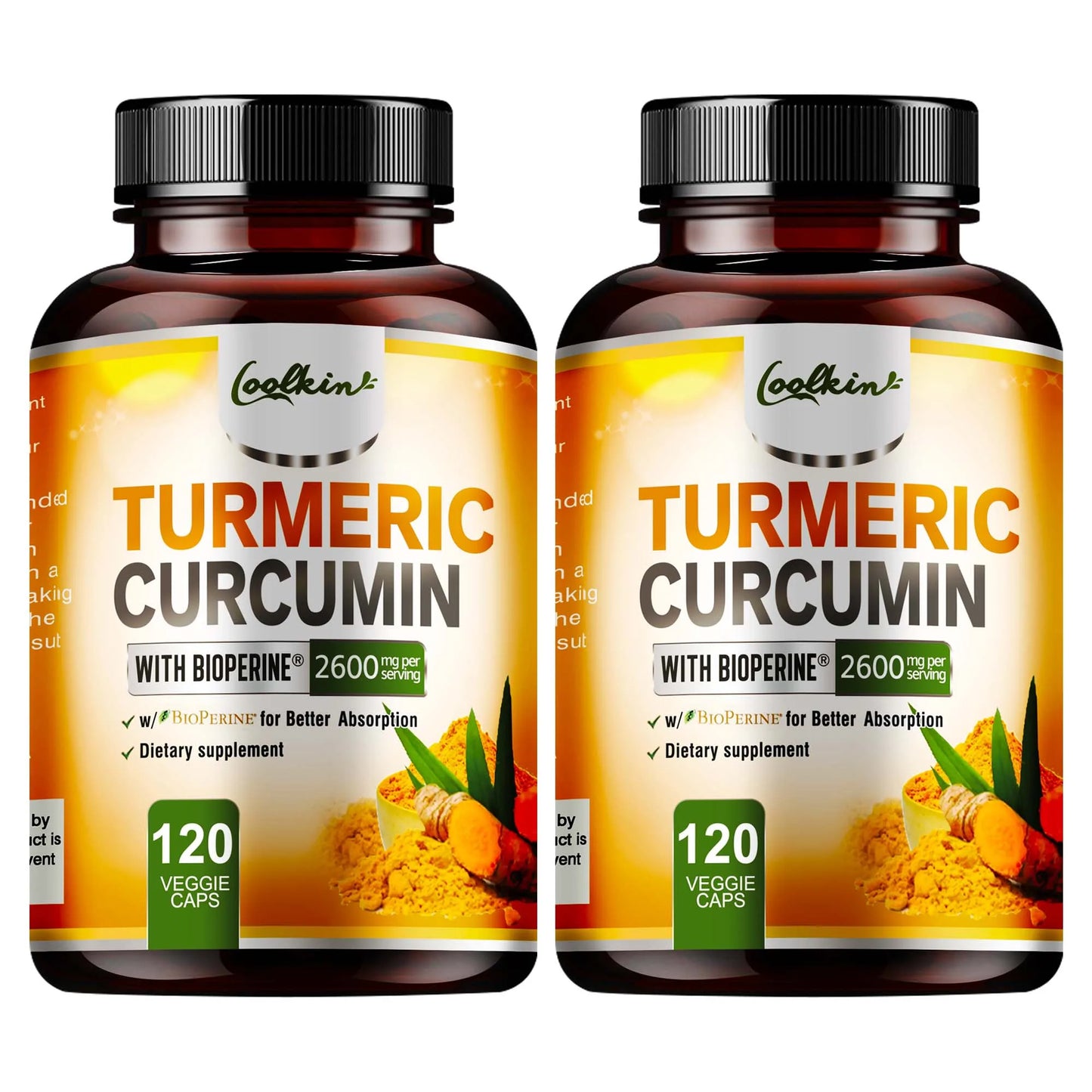 Coolkin Turmeric Curcumin With Bioperine Highly Absorbable Supplement