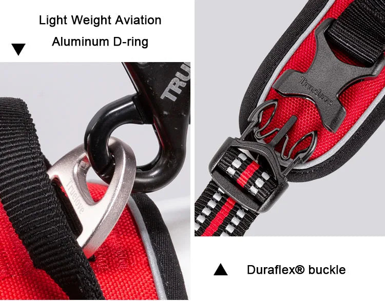 Truelove Reflective Adjustable Nylon Dog Harness for Walking and Training