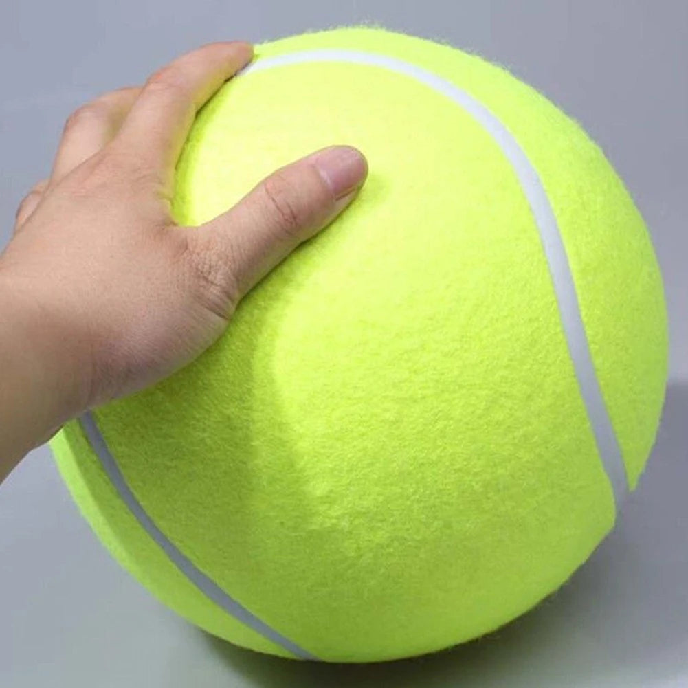 9.5 Inch Dog Tennis Ball Giant Pet Toys Large Inflatable Tennis Ball Dog Chewing Toy Giant Tennis Ball Dog Training Supplies