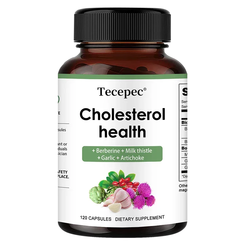 Cholesterol Support Supplement - Contains Berberine, Artichoke and Garlic To Support Healthy Cholesterol Levels and Natural Heart Health