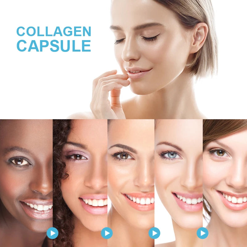 GPGP GreenPeople Multi Collagen Complex Capsule Collagen Hydrolyzed Protein for Hair,Skin,Nails for Women & Men Anti-Aging