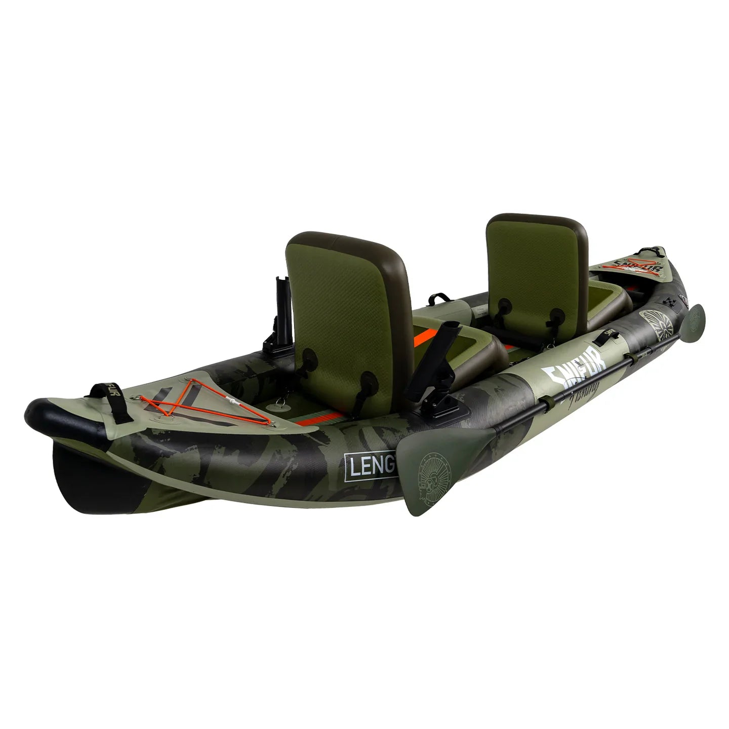 Nawakar Inflatable Kayak, Fishing Kayak, Portable Touring Kayaks Inflatable PVC Kayak Fishing Canoewith Padded Seat, Hand Pump