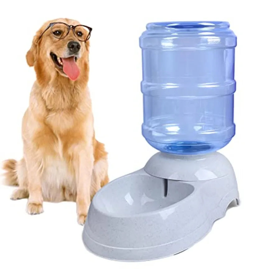 Pet Water Dispenser Station - 3 Gallon/11L Replenish Pet Waterer for Large Dog Cat Animal Automatic Gravity Water Drinking Foun