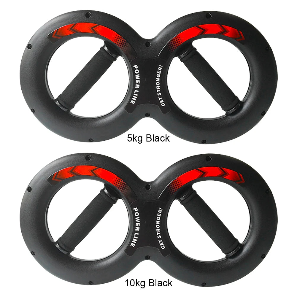 8 Shape Wrist Strength Trainer Multifunction Hand Grip Strengthener Fitness Equipment Forearm Strength Exerciser for Home Gym