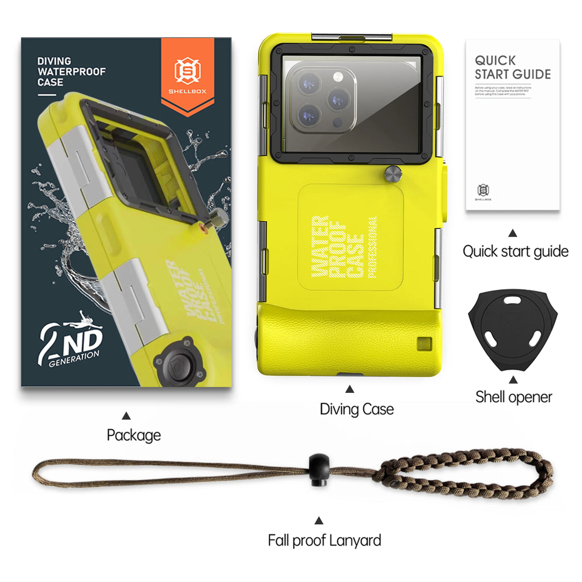 Universal Waterproof Phone Case for Diving and Underwater Photography