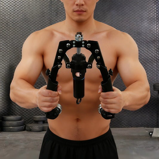 Hydraulic Power Twister Spin Button Arm Blaster Forearm Workout Equipment  Adjustable 22-440lbs for Arms, Legs, Biceps, etc