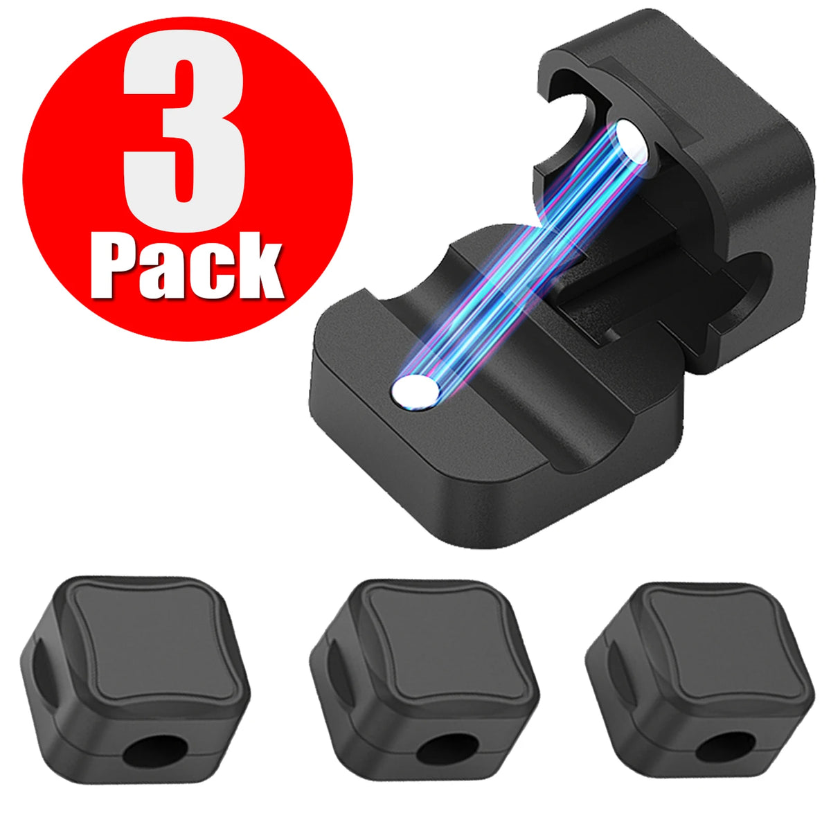 Magnetic Cable Clips Adhesive Cord Holder for Home Cable Management