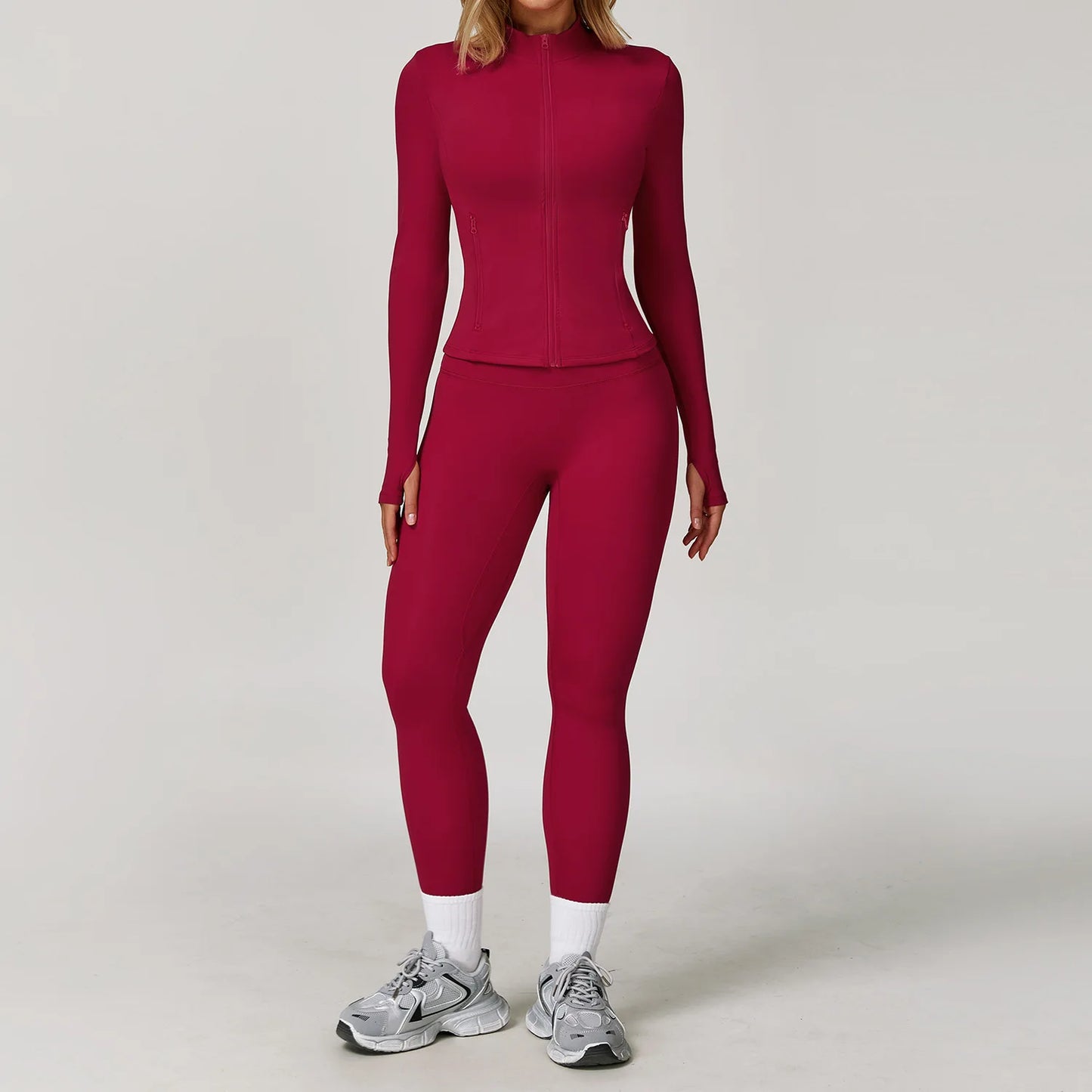 3PCS Gym Set Women Yoga Bra Jacket High Waist Workout Scrunch Leggings Shorts Sports Suit 2 Pieces Yoga Set Fitness Clothes