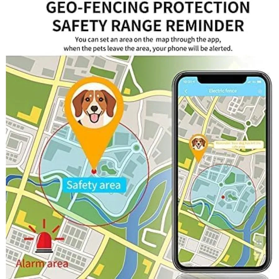 GPS Tracker for Dog with Application Real-time Tracking Collar GPS 4G TK919PRO Anti-Lost GPS Locator Waterproof Dog Tracking De