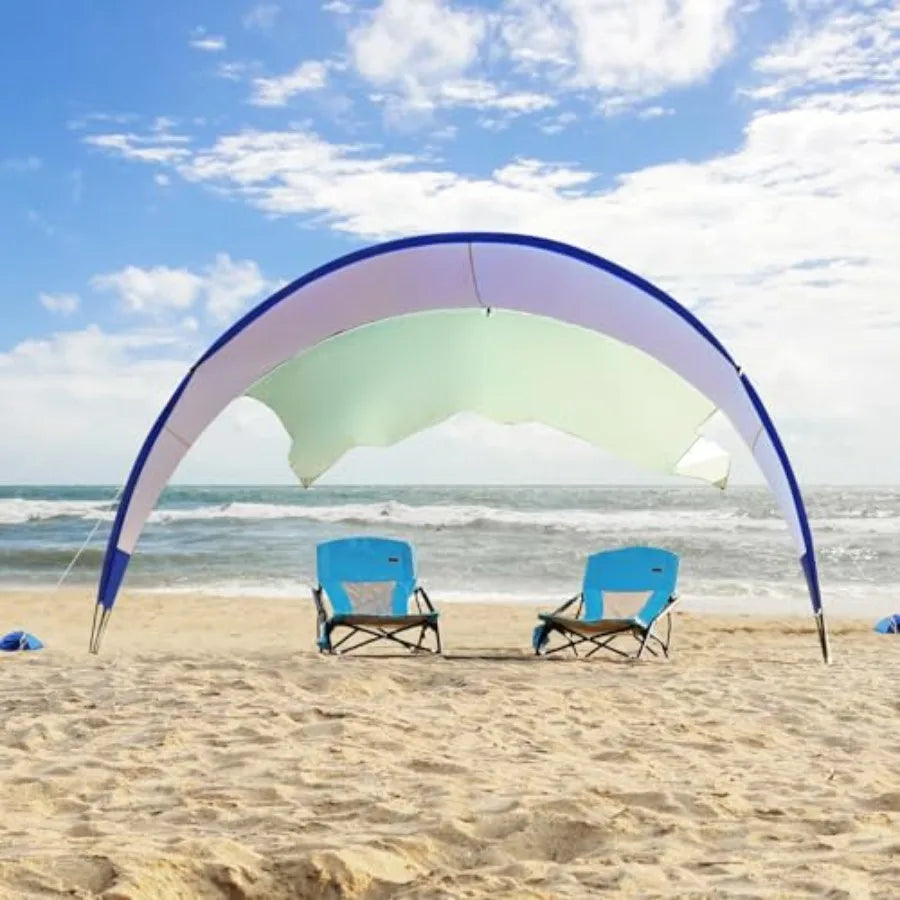 UPF 50+ Pop Up Beach Tent, Easy Set Up Beach Umbrella, Sun Shelter for 2-3 People UV Protection Portable Sunshade, Baby Canopy