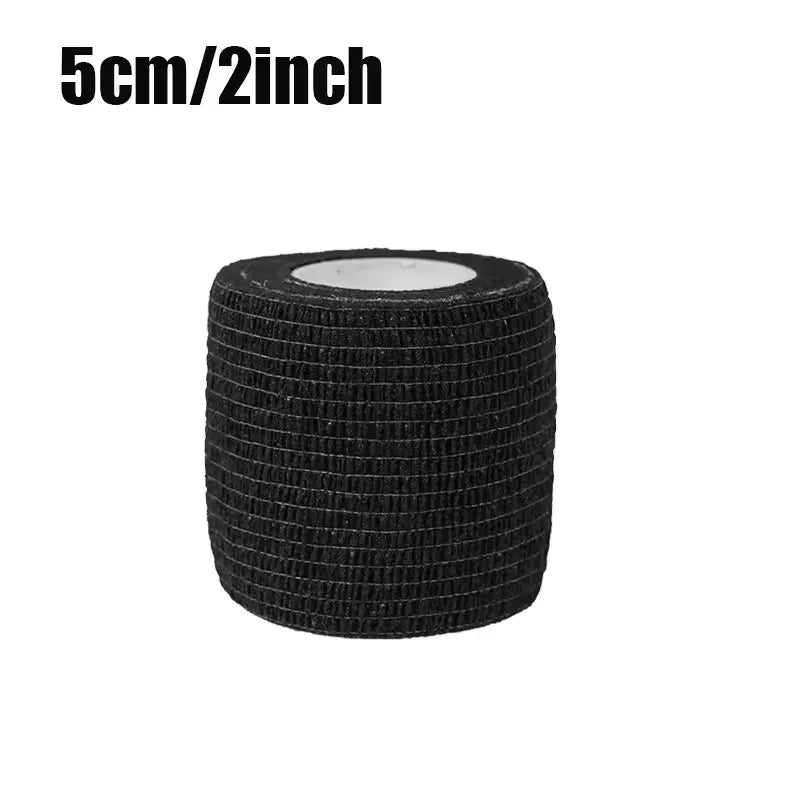 24 Pack Self Adhesive Bandages Sports Wrap 2" Black Breathable Athletic Elastic Cohesive Bandage for Sports Vet Wrap Sports Tape