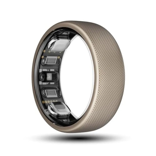 Amazfit Helio Smart Ring Health Tracker Fitness Tracker Ring No Subscription Monitors Sleep Heart Rate and Stress Titanium Allo