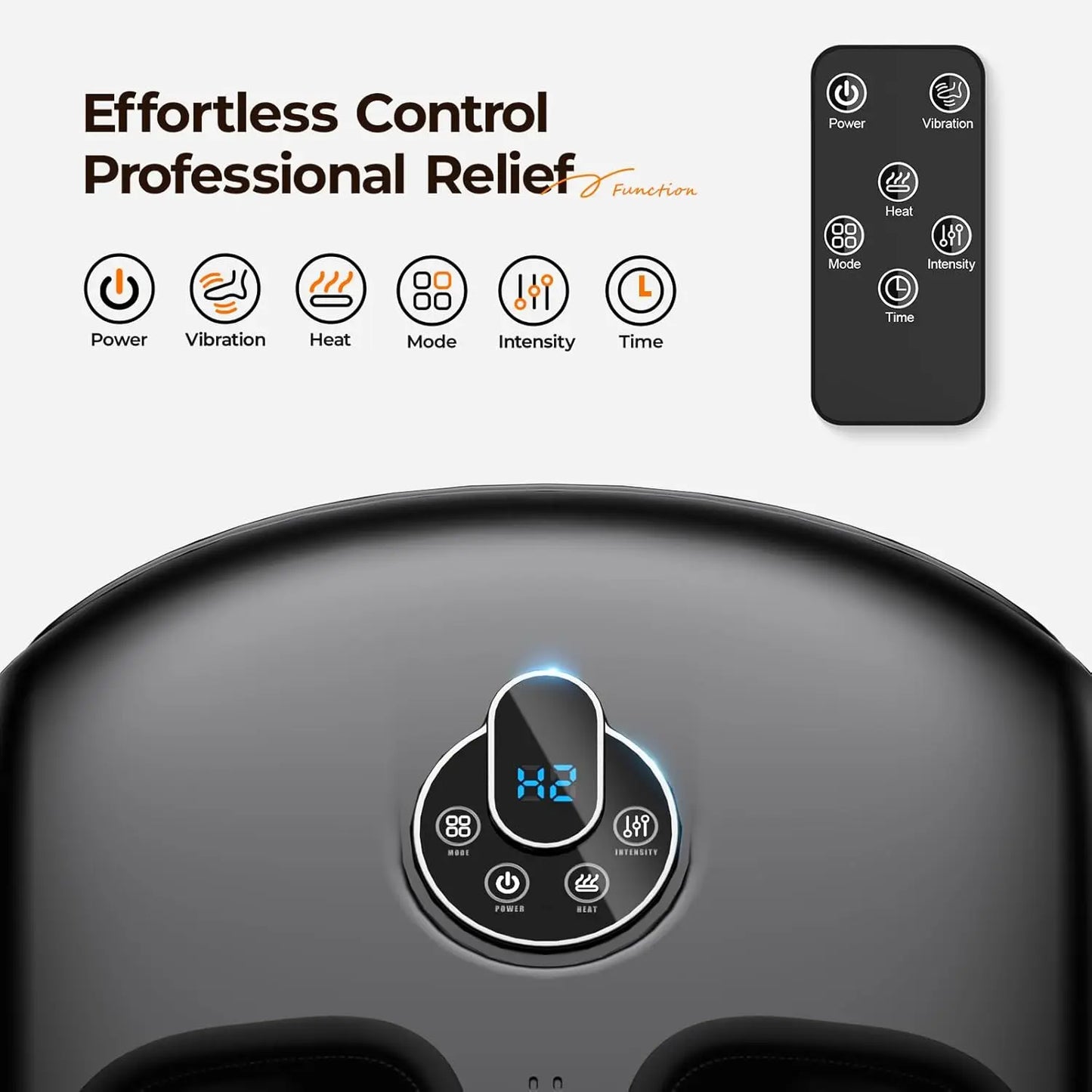 HTMM Shiatsu Foot Massager With Heat Technology And 4 Modes