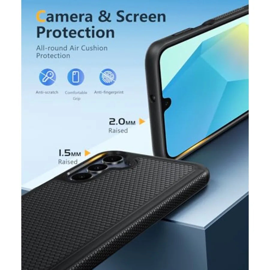 for Galaxy A17/A16 5G Phone Case - Samsung A17 Military Grade Drop Protection, 14ft Drop Tested, Screen Protector Included, Ant