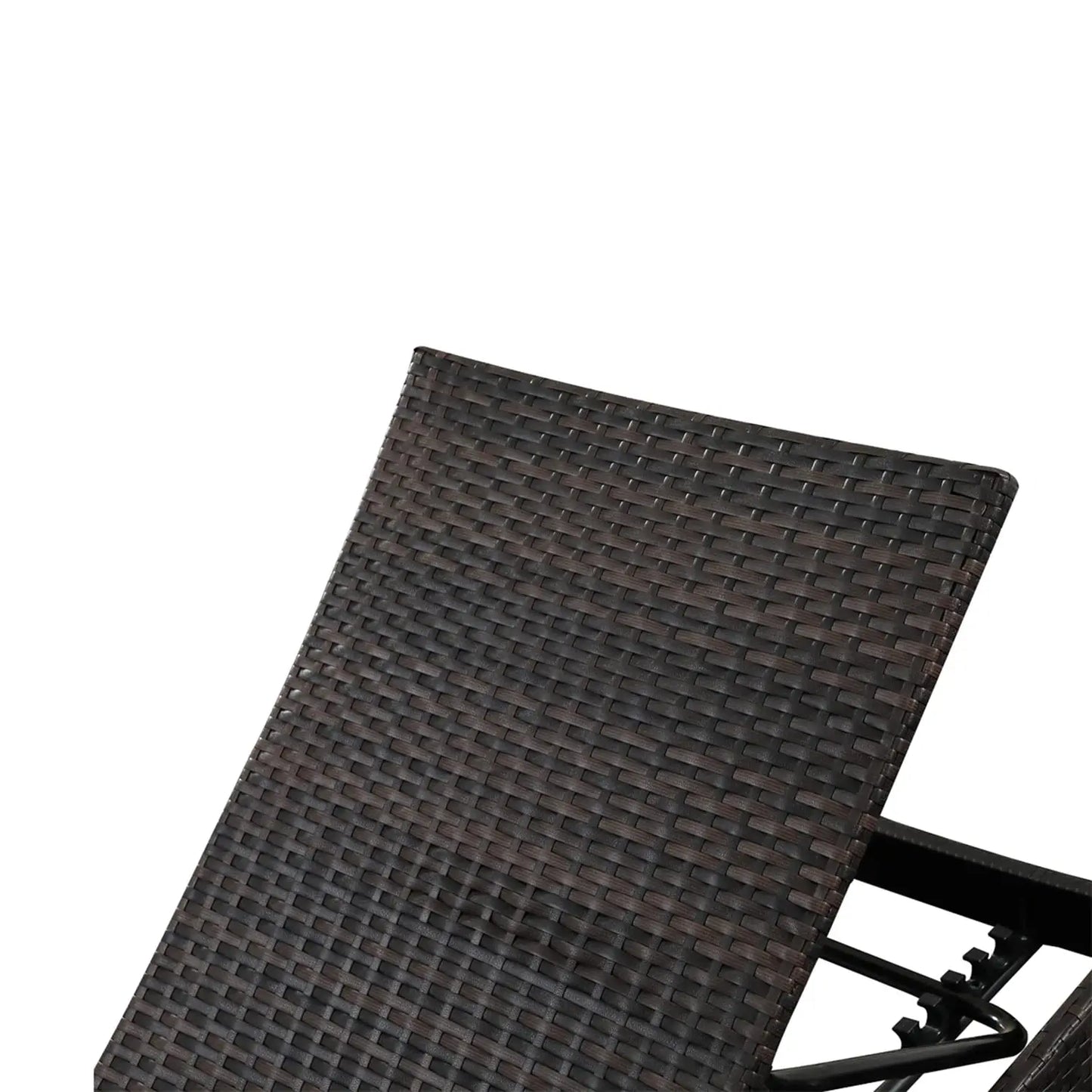 Rattan Adjustable Backrest Chaise Lounge Set 2, Outdoor Pool Recliner Patio Chairs Lounge Chair Set 2 for, Customized