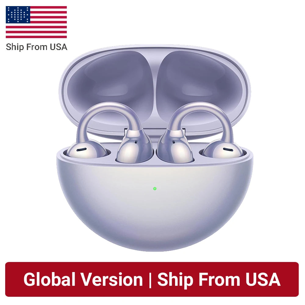 HUAWEI FreeClip,Open-ear Wireless Headphones,Ultimate Sound,compatible with iOS and Android,8 Hours Long Battery Life,