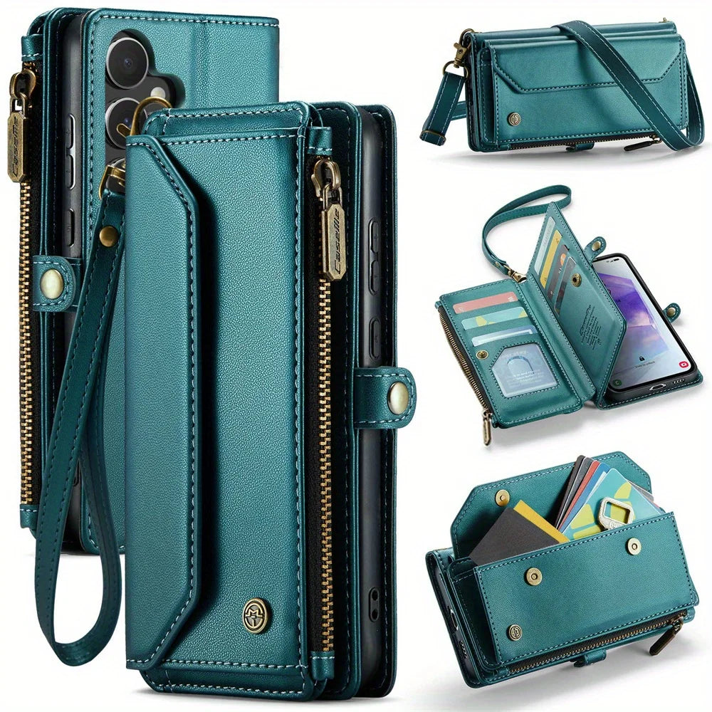 WeForDesign Samsung Galaxy RFID Wallet Case With 7-Card Holder
