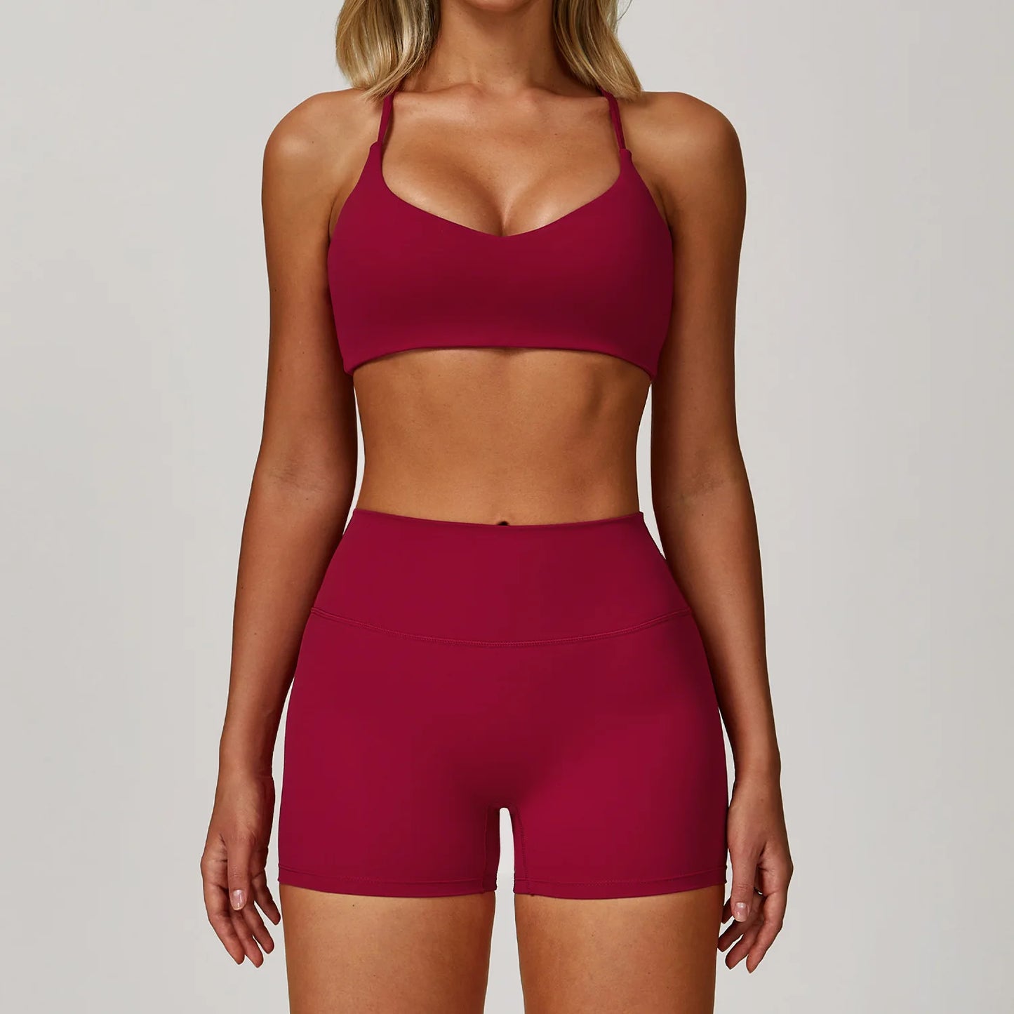 3PCS Gym Set Women Yoga Bra Jacket High Waist Workout Scrunch Leggings Shorts Sports Suit 2 Pieces Yoga Set Fitness Clothes