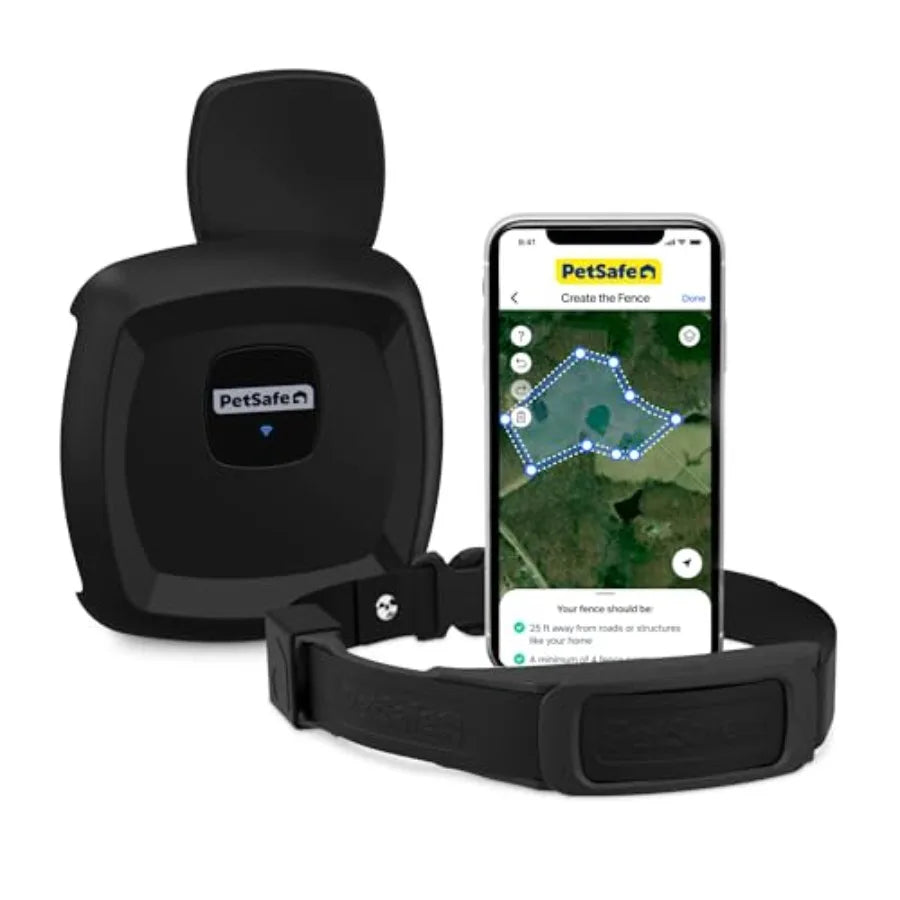 Guardian GPS Dog Fence - Advanced AccuGuard Technology - Wireless Virtual Fence - No Subscription Required - Waterproof Collar