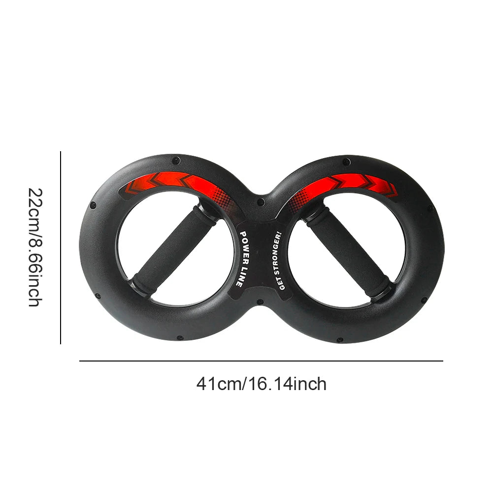 8 Shape Wrist Strength Trainer Multifunction Hand Grip Strengthener Fitness Equipment Forearm Strength Exerciser for Home Gym