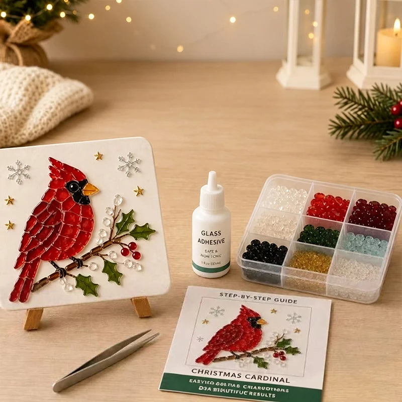 DIY Sea Glass Mosaic Kit for Handmade Ocean Inspired Art