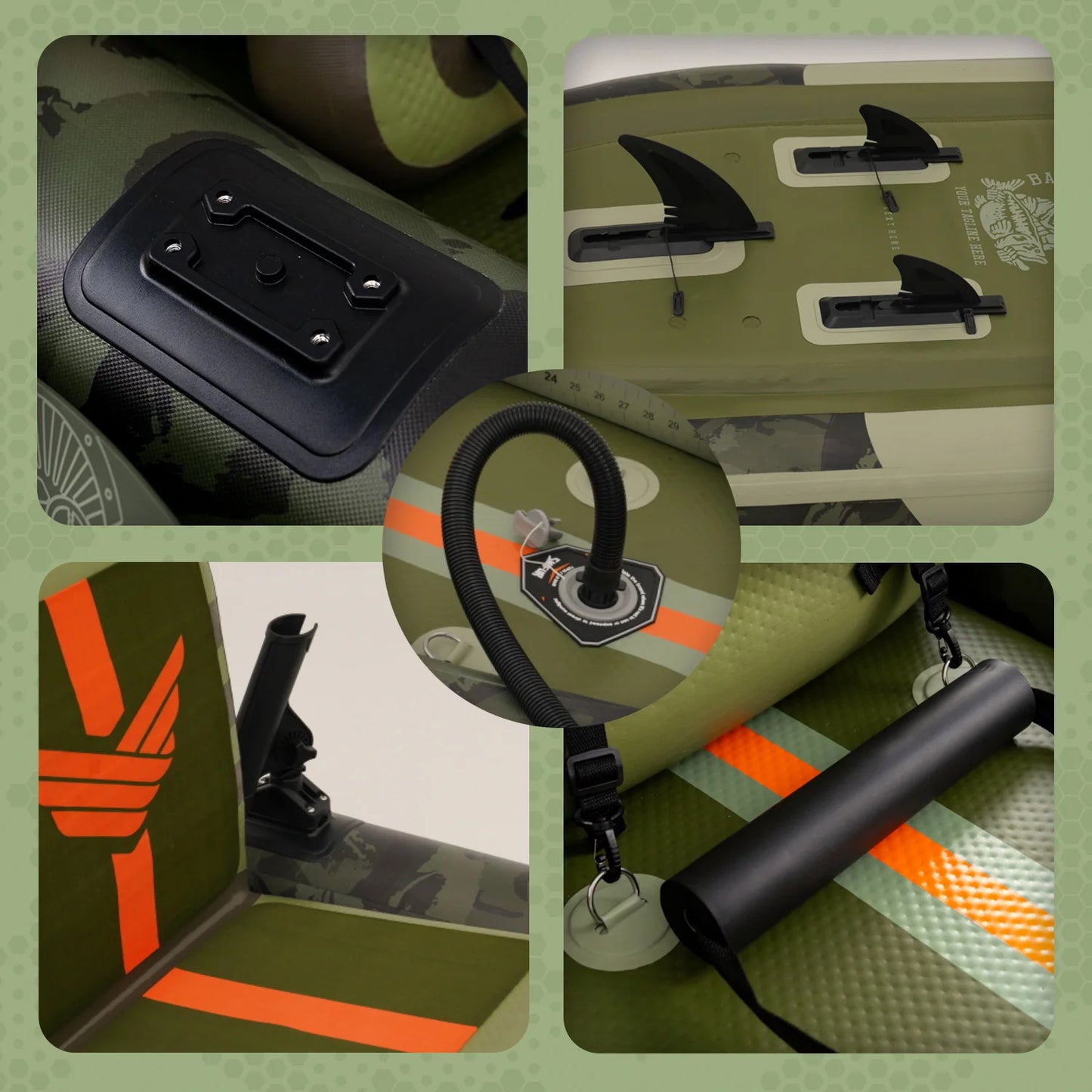 Nawakar Inflatable Kayak, Fishing Kayak, Portable Touring Kayaks Inflatable PVC Kayak Fishing Canoewith Padded Seat, Hand Pump