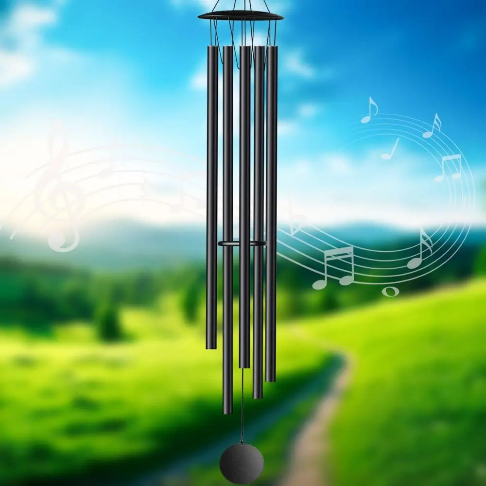 Large Wind Chimes for Home Garden Decor, Deep Tone Wind Chimes for Mom Grandma, Memorial Sympathy Gifts for Loss of Loved One, B