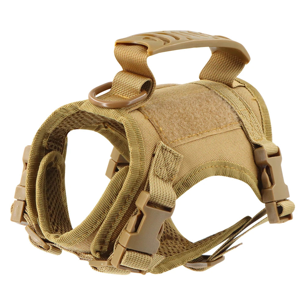 Tactical Cat Harness And Leashes For  Small Dog Puppy Vest Straps with Handle Harnesses Training Adjustable Pet Accessories
