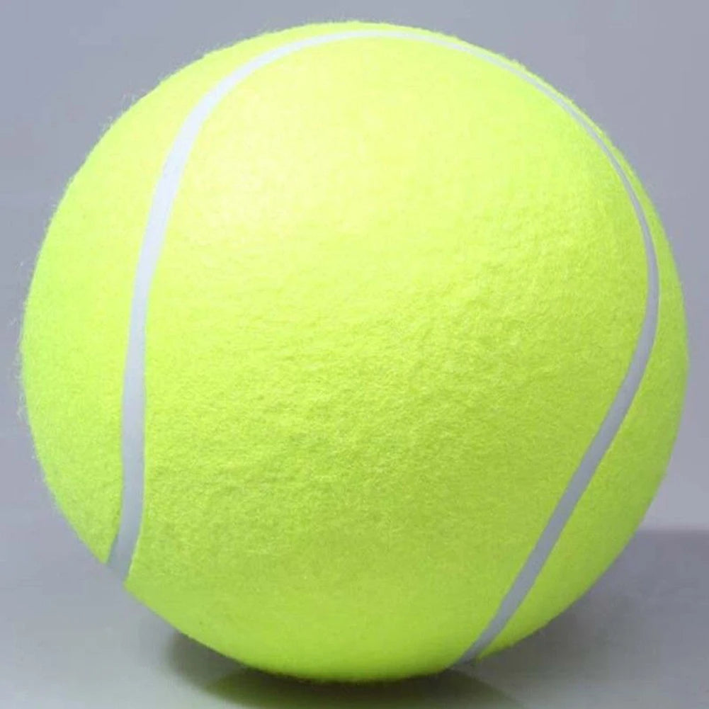 9.5 Inch Dog Tennis Ball Giant Pet Toys Large Inflatable Tennis Ball Dog Chewing Toy Giant Tennis Ball Dog Training Supplies