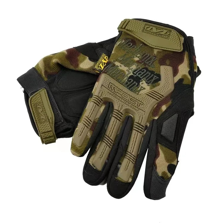Tactical Gloves Touch Screen Nylon Full Finger Military Cycling Anti Slip Impact Protection Unisex