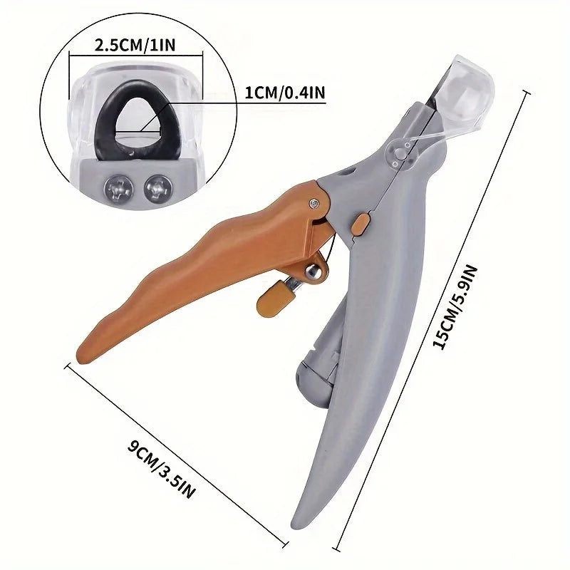 Professional Pet Nail Clipper with LED Light – Safe Trimming Tool for Cats & Dogs, Sharp Toenail Cutter (Pet Supply)