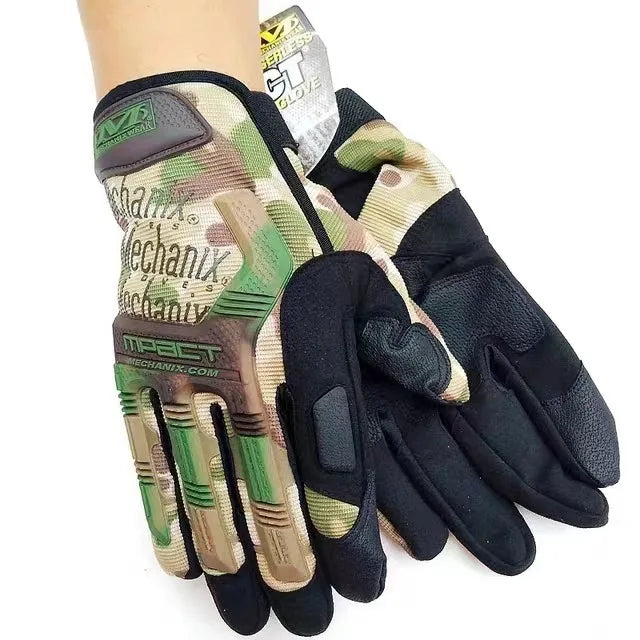 Tactical Gloves Touch Screen Nylon Full Finger Military Cycling Anti Slip Impact Protection Unisex